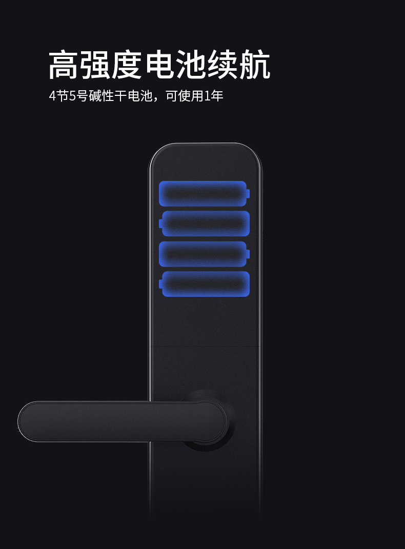 果加智能锁F0T 公寓民宿密码锁 APP远程下发密码 刷卡开锁