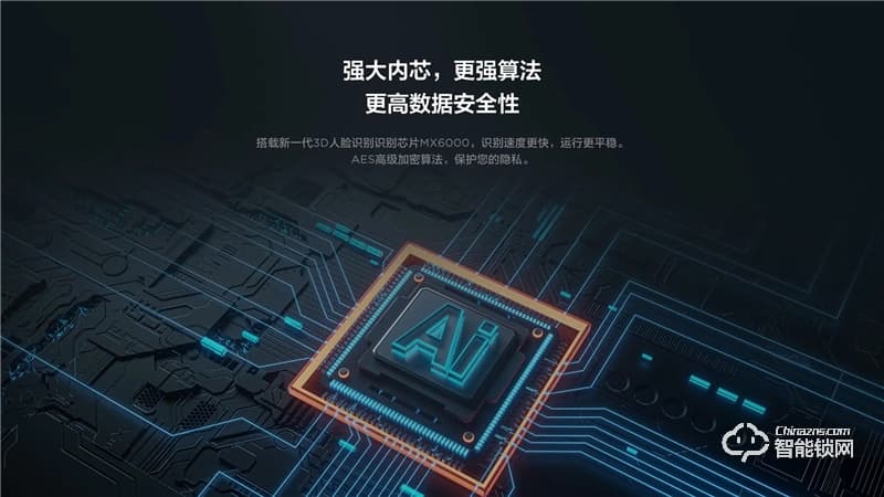 TCL3D人脸识别猫眼锁X7S 防盗门锁密码锁电子锁