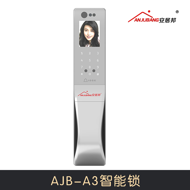 安居邦人脸识别锁AJB-A3 触摸一键开锁