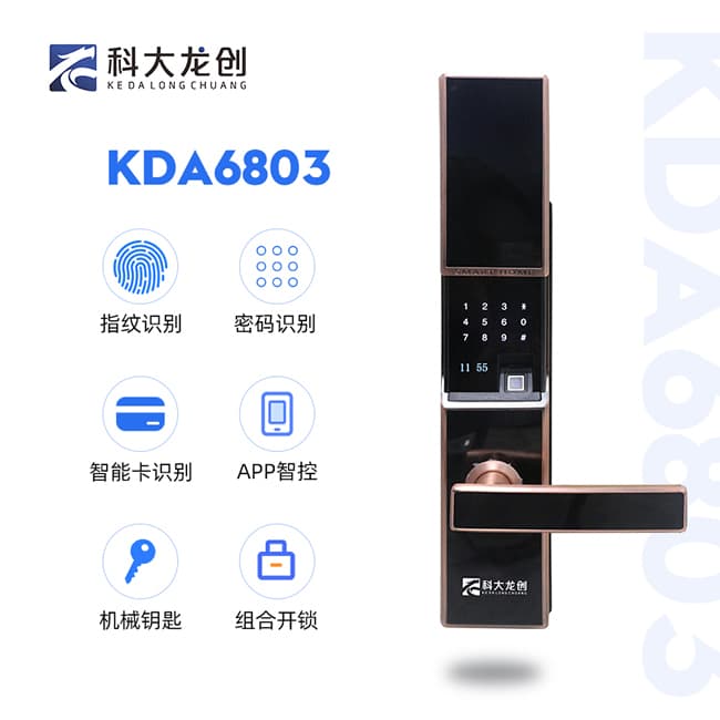 科大龙创智能锁 KDC6803家用电子锁防盗门锁