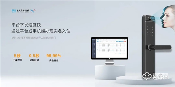 科技革新||天诚NB-IoT人脸识别智能门锁，震撼登场！