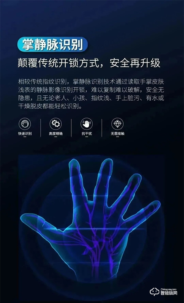 全球首发｜顶固TP10M掌静脉智能锁重磅登场，解锁全新安全体验